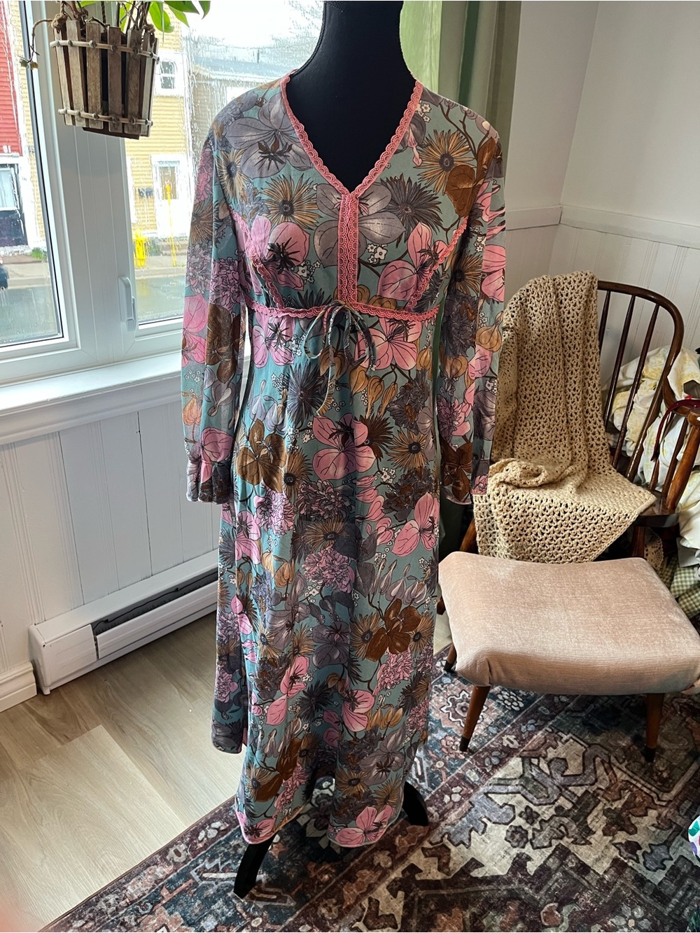 Women’s prettiest Y2K summers maxi dress cottagecore M